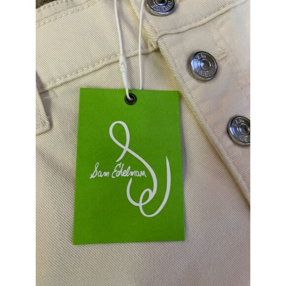 Sam Edelman Codie High Rise Wide Leg NEW 32/14 Undyed Natural - Picture 16 of 16